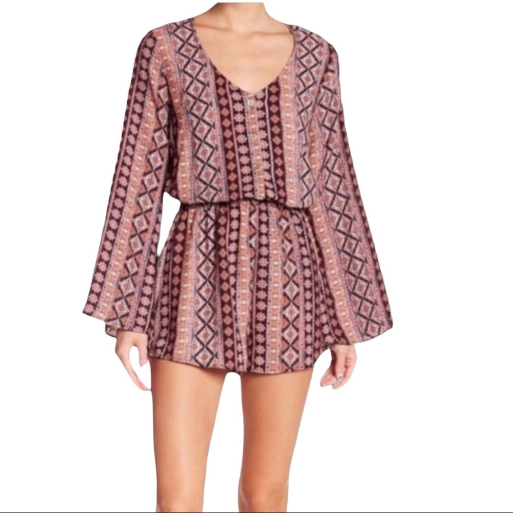 Show Me Your MuMu | SMYMM | `Red Rocks Romper’ Size Small | Pre-Loved Condition